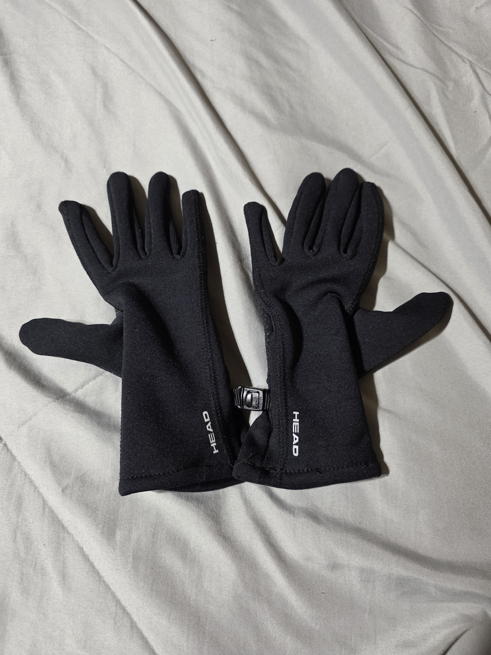 HEAD Women's Touchscreen Running Gloves Fleece Lining Black Size Small